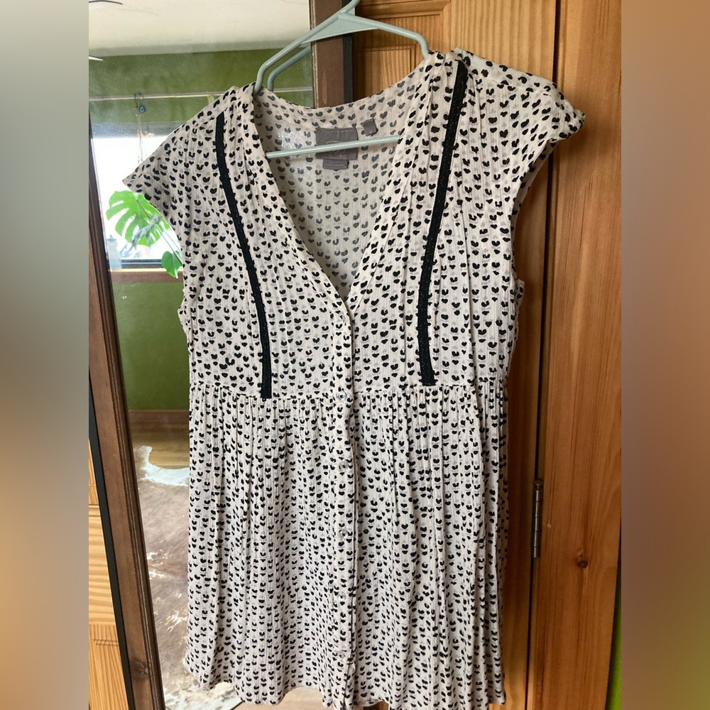 Anthropologie Vanessa and Virginia tunic blouse. Size xs